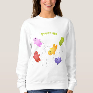 Camiseta Bebês bonitos de geleia doce desenho animado
