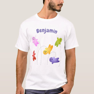 Camiseta Bebês bonitos de geleia doces caricaturas doces