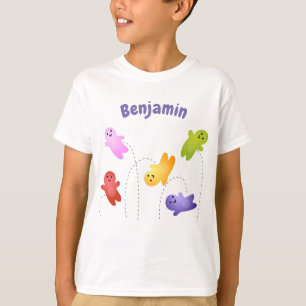 Camiseta Bebês bonitos de geleia doces caricaturas doces