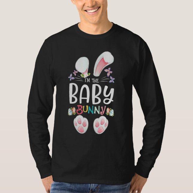 Camiseta Bebês Coelhinhos Meninas Crianças Fofo Corresponde (Frente)