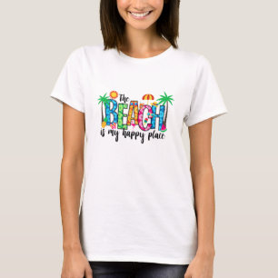 Camiseta Bebês Colorful Beach