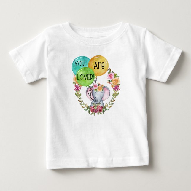 Camiseta Bebês Elefantes (Frente)