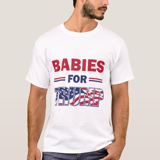 Camiseta Bebês - for-TRUMP (Frente)