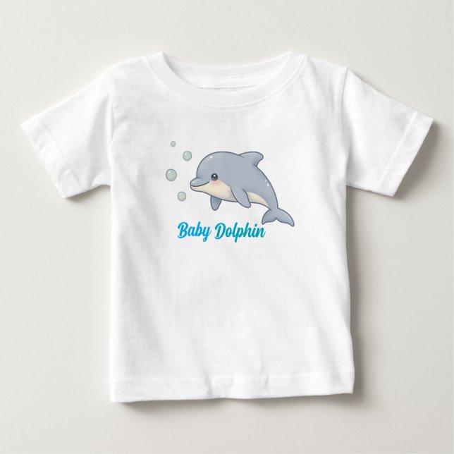 Camiseta Bebês Golfinhos (Frente)