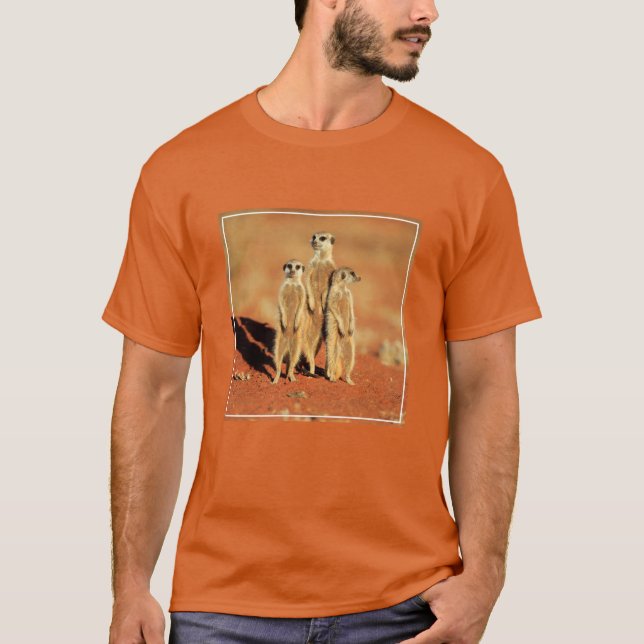 Camiseta Bebês Mais Pobres | 3 Meerkats (Frente)