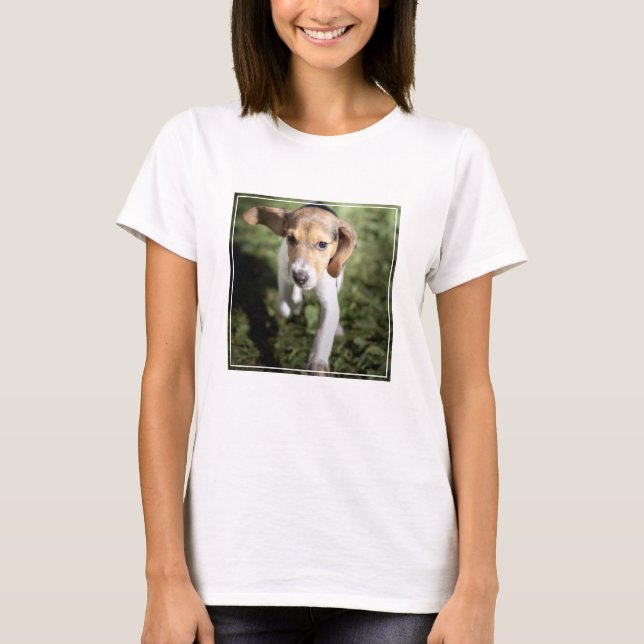 Camiseta Bebês Mais Pobres | Beagle Puppy (Frente)