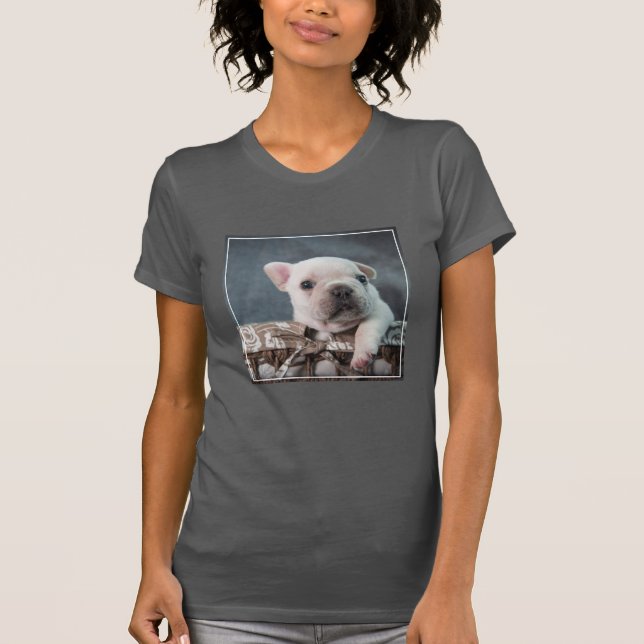 Camiseta Bebês Mais Pobres | Buldogue francês (Frente)