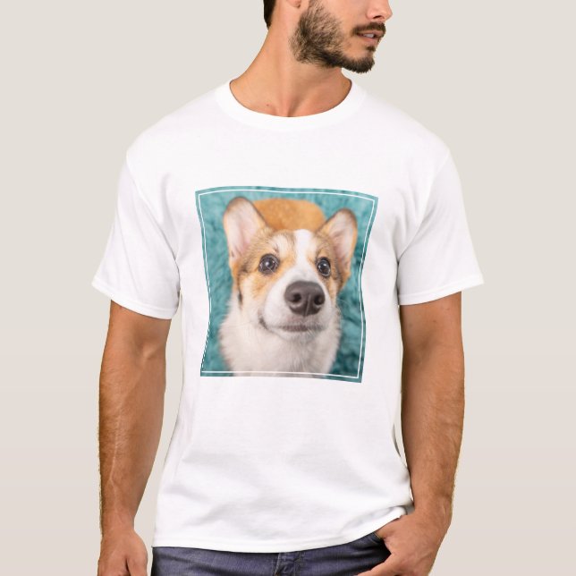 Camiseta Bebês Mais Pobres | Corgi Doce Face Puppy (Frente)