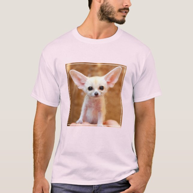 Camiseta Bebês Mais Pobres | Fennec Fox (Frente)