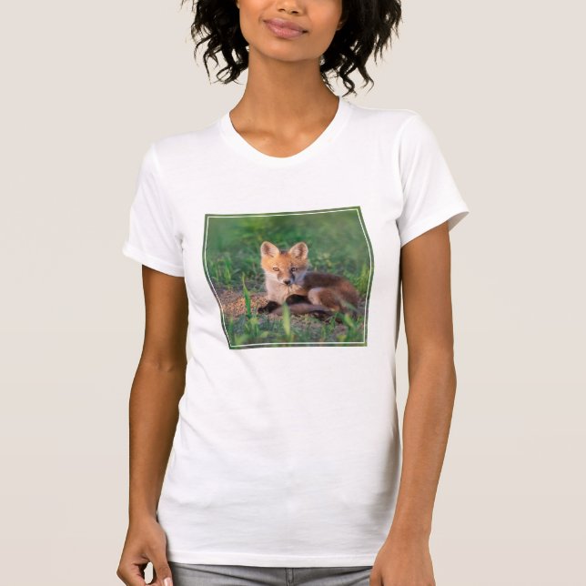 Camiseta Bebês Mais Pobres | Relaxamento do Kit de Raposa V (Frente)