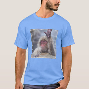 Camiseta Bebês Mais Pobres Tecido macaco-neve