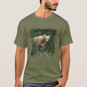 Camiseta Bebês Mais Pobres Urso-Da-Mama E Cubos
