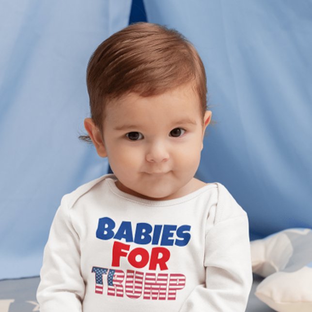 CAMISETA BEBÊS PARA A TRUMP ONE PIECE JUMPER (Criador carregado)