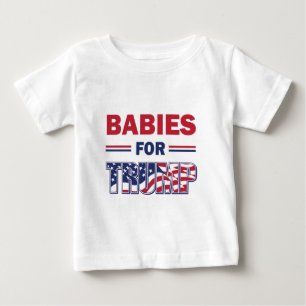 Camiseta Bebês para Trump