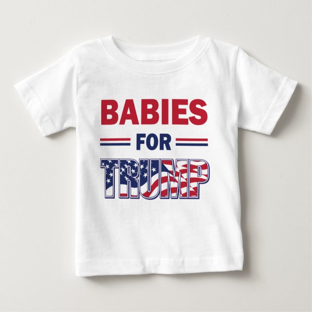 Camiseta Bebês para Trump (Frente)