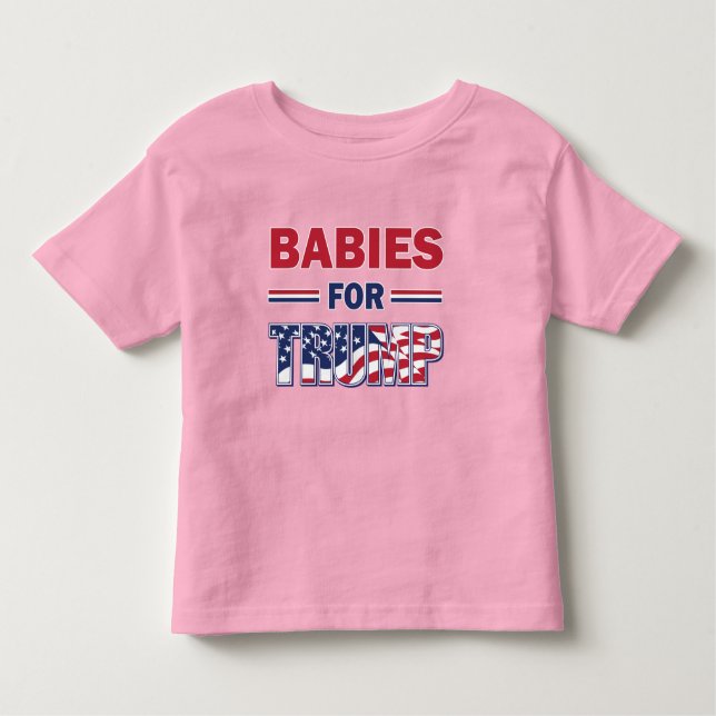 Camiseta Bebês para Trump (Frente)
