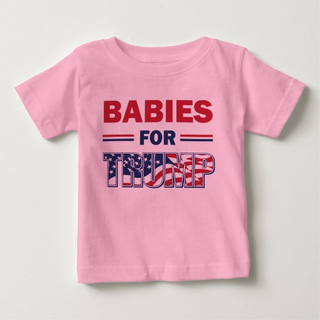 Camiseta Bebês para Trump (Frente)