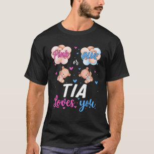 Camiseta Bebês Ursos Rosa ou Azul Tia Te Ama Revolução de G