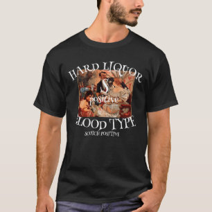 Camiseta Bebida Alcoólica Tipo Sanguíneo positivo UÍSQUE452
