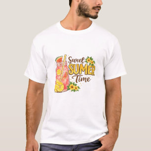 Camiseta Bebida Aquarela Doce Verão