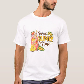 Camiseta Bebida Aquarela Doce Verão