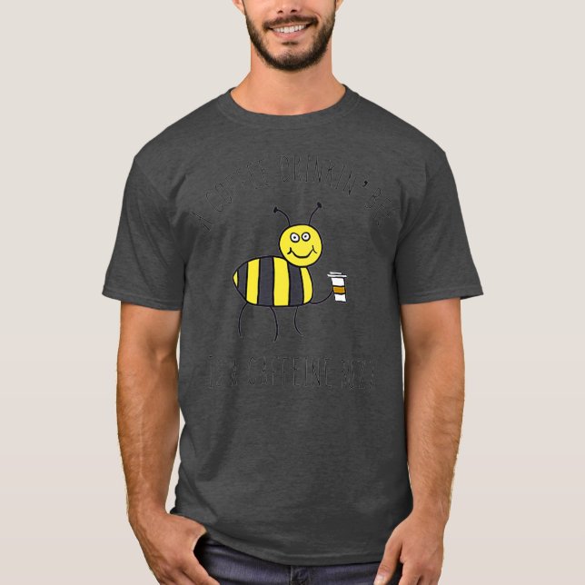 Camiseta Bebida Bebendo De Café Com Café Bico (Frente)