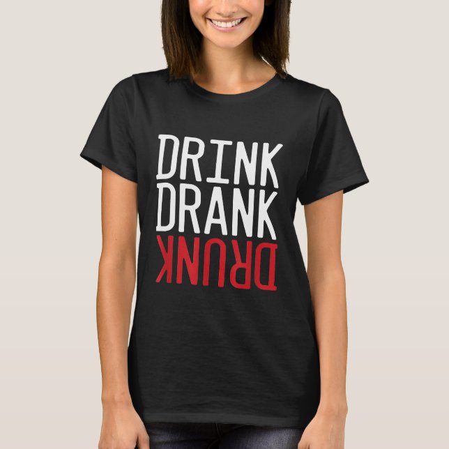 Camiseta Bebida Bebida Bebida Bebado Bebida Álcool Beer Álc (Frente)