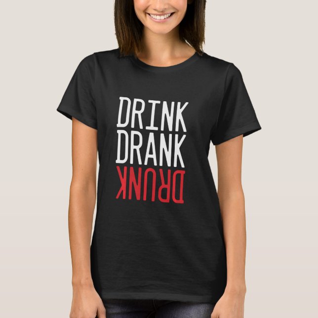 Camiseta Bebida Bebida Bebida Bebado Bebida Álcool Beer Álc (Frente)