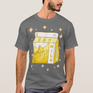 Camiseta Bebida látea Kawaii Manga Anime Japão Gráfico Hara