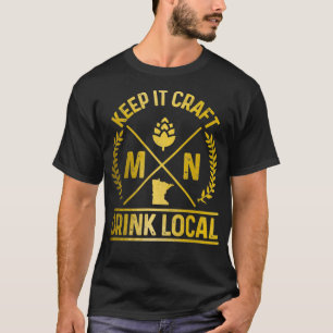 Camiseta Bebida Minerica Local De Cerveja Artesanato