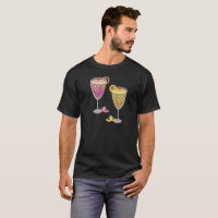 Camiseta Bebida Ombre Mimosas de Limão Rosa