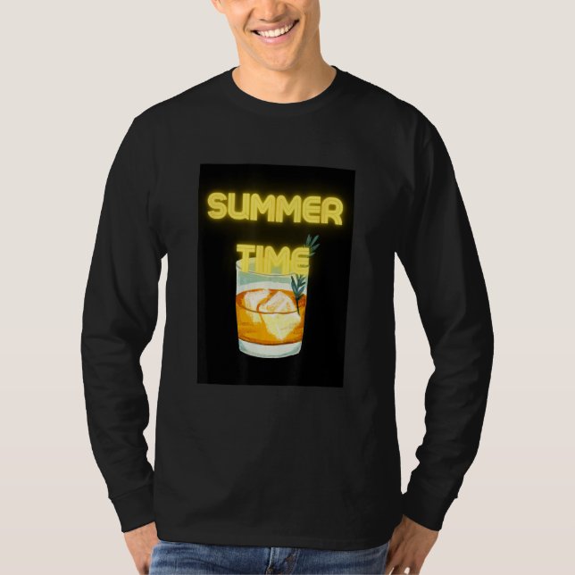 Camiseta Bebida relaxante de verão (Frente)