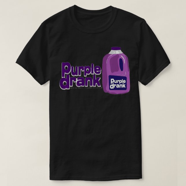 Camiseta Bebida Roxa - Boa Bebida Lean Sizzurp Texas Tea (Frente do Design)