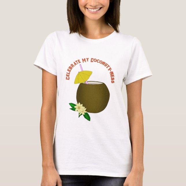 Camiseta Bebida Tropical de Coco (Frente)