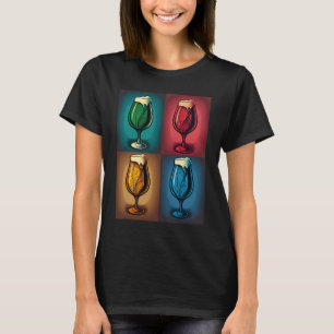 Camiseta Bebidas Alcoólicas Estilos De Pop Para Entusiastas