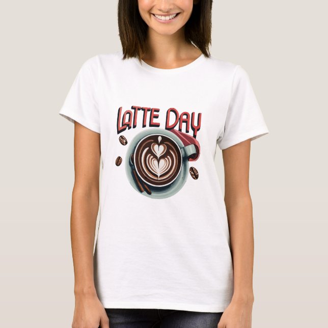 Camiseta Bebidas de Café (Frente)