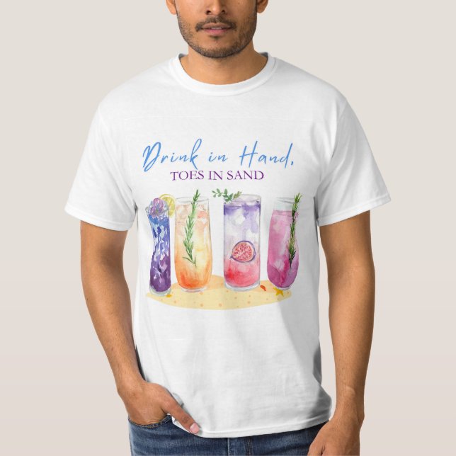 CAMISETA BEBIDAS DE VERÃO (Frente)