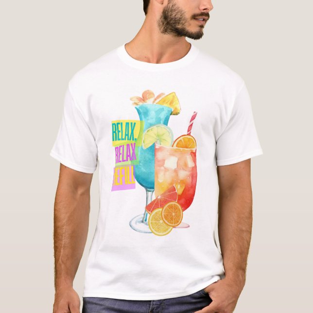 CAMISETA BEBIDAS DE VERÃO (Frente)
