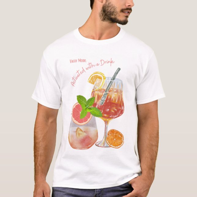 CAMISETA BEBIDAS DE VERÃO (Frente)