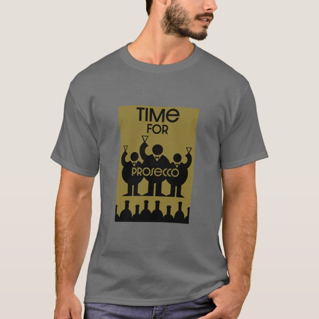 Camiseta Bebidas De Vinho Prosecco (Frente)
