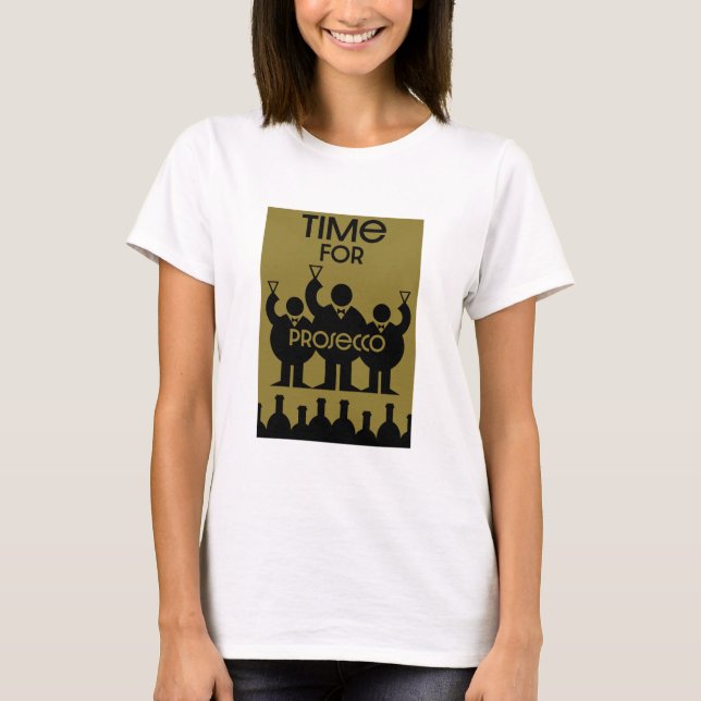 Camiseta Bebidas De Vinho Prosecco (Frente)