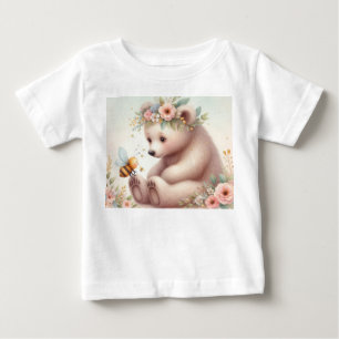 Camiseta Bebidas E Abelhas De Woodland Storybook