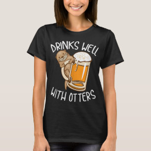 Camiseta Bebidas Engraçadas Bem Com Outras Beer Animais Leg