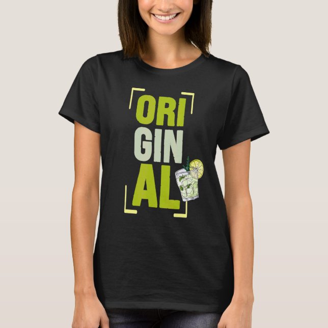 Camiseta Bebidas longas de bebidas alcoólicas de d. A. (Frente)
