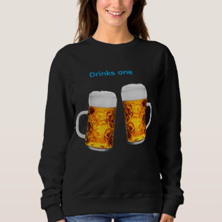 Camiseta Bebidas uma hoodie mulheres 2026