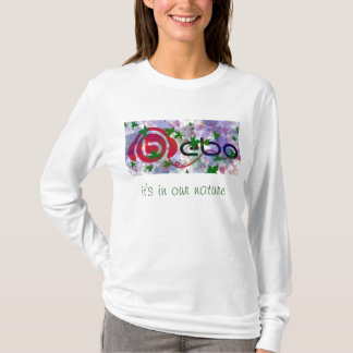 Camiseta bebo, está em nossa natureza
