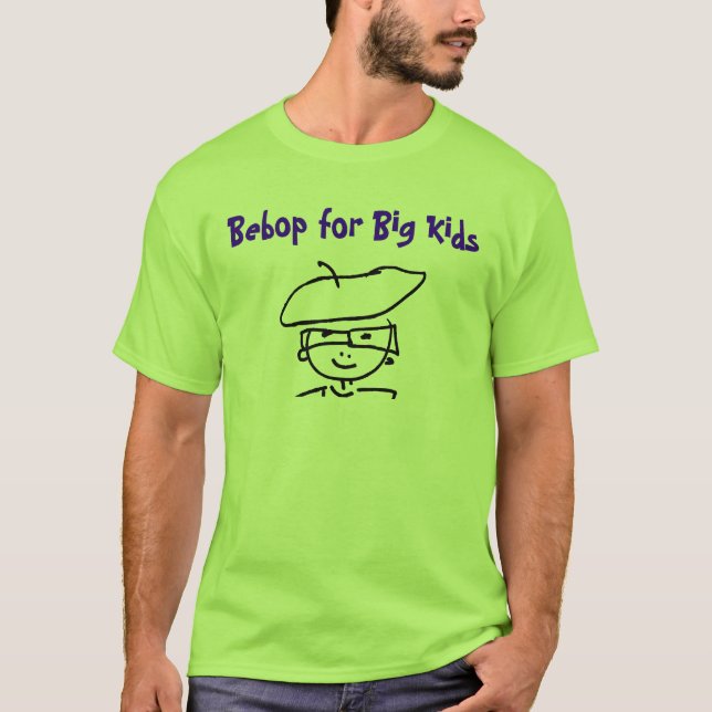 Camiseta Bebop para miúdos grandes (Frente)