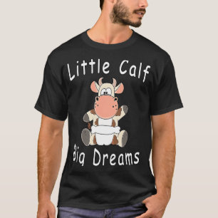 Camiseta Becerro Pequeno Grandes Sonhos Bezerro Bebe com F