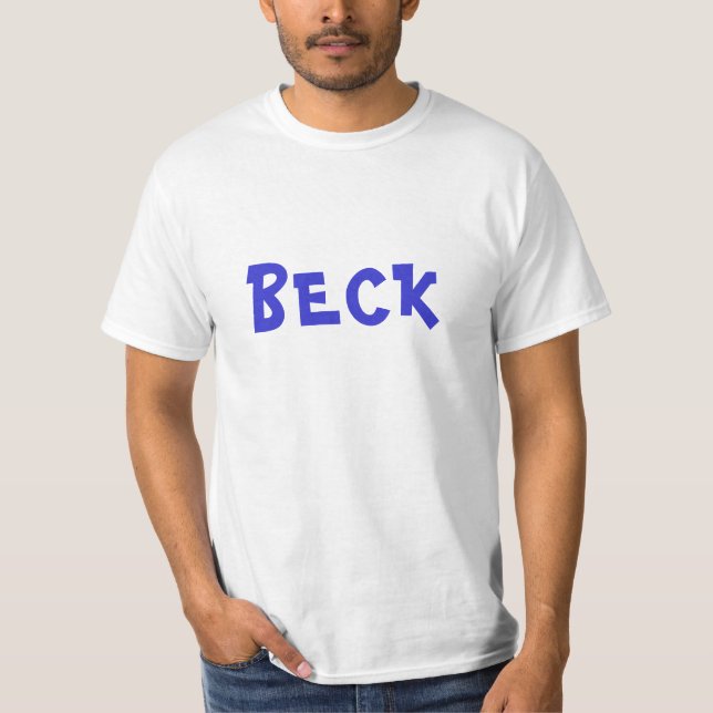 CAMISETA BECK (Frente)
