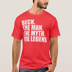 Camiseta BeckBeck Nome da família Beck sobrenome Beck Apeli